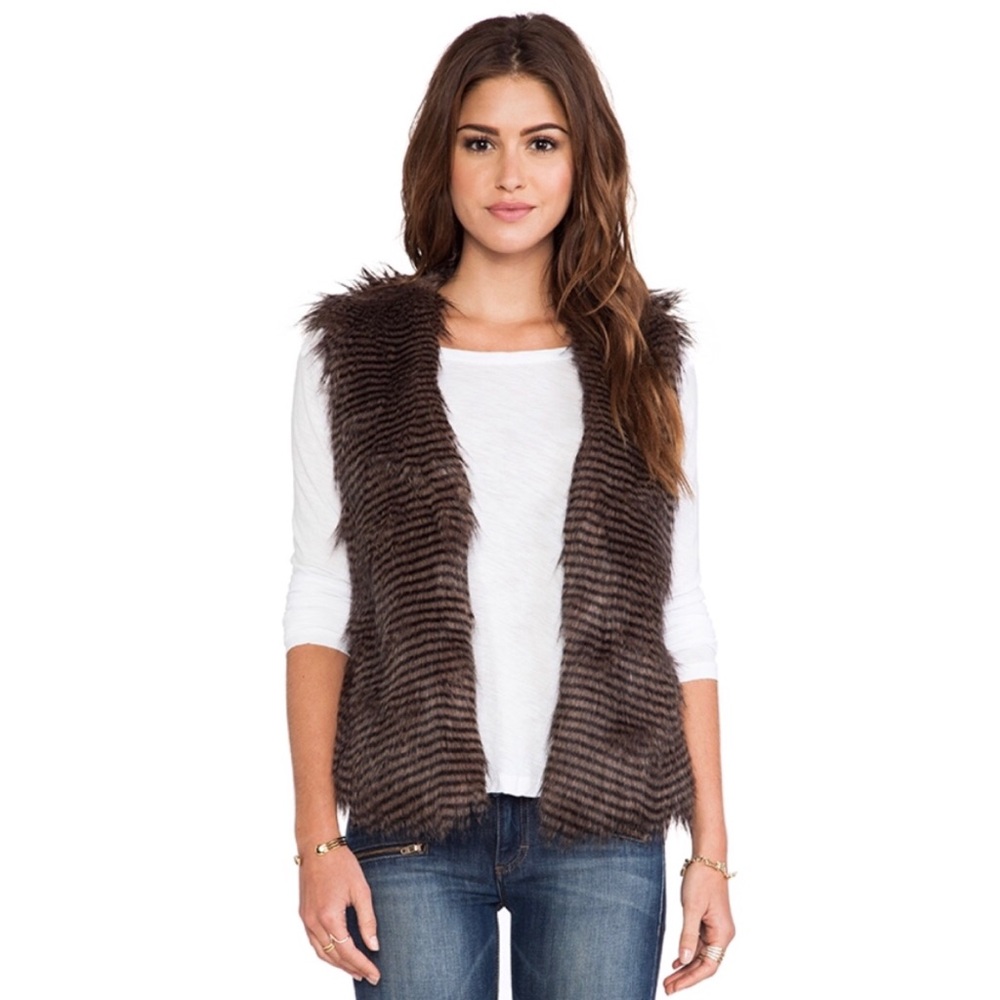 Jack by BB Dakota Duda Faux Fur Vest